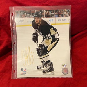 Dustin Jeffrey Pittsburgh Penguins Signed / Autographed 8 X10 Photo
