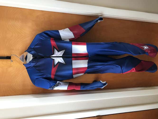 Men's Used Large Spyder Ski Suit FIS Legal