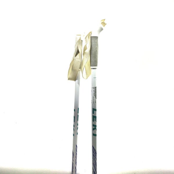 Used Leki Ski Poles 130 Cm 52 In Cross Country Ski Womens Poles