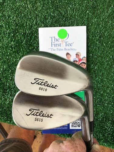 Titleist Golf Wedge Set SW-56* And LW-60* With Steel Shafts