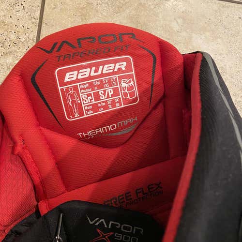 Black Senior Small Bauer Bauer Vapor X900 Lite Hockey Pants