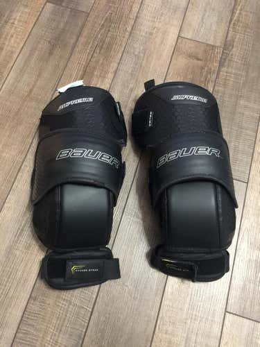 Bauer Supreme S18 Senior Goalie Knee Guards Pads Pad Used