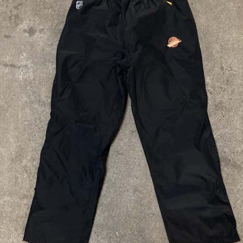 Vancouver Canucks Black Skate Track Pants