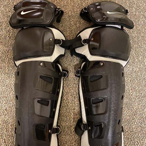 Black Adult Nike Catcher's Leg Guard