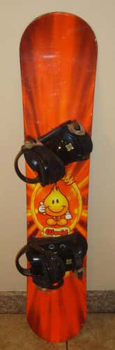 World Industries Flameboy 126cm Snowboard with Lamar Bindings