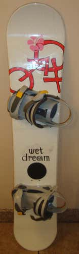 Wet Dream Snowboard  105cm with  Bindings