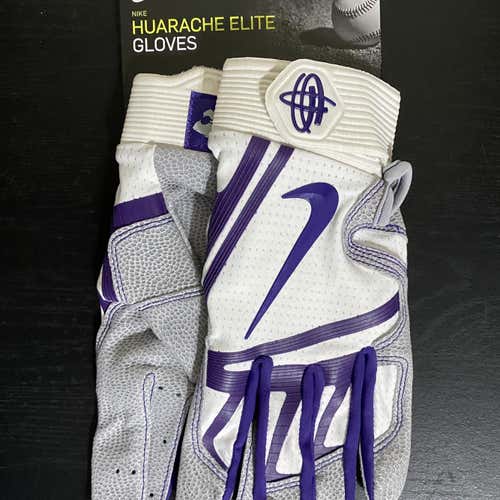 New Nike Huarache Elite Kansas State Wildcats Gloves Large