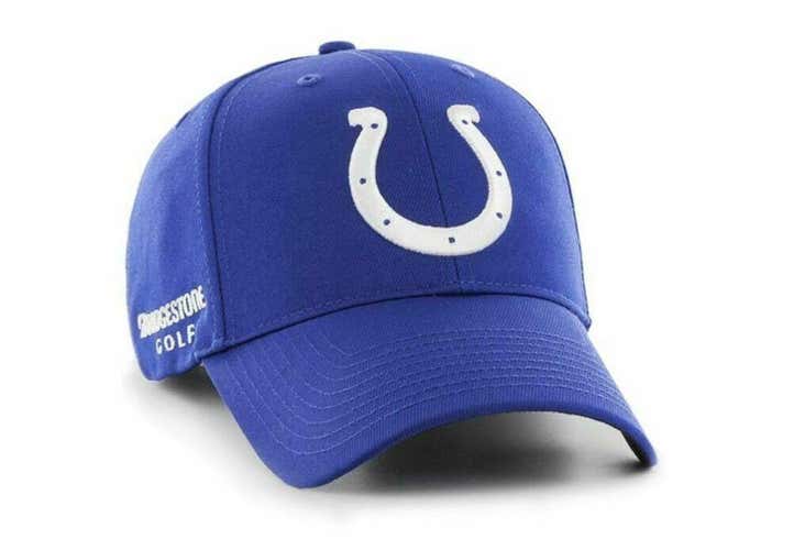 Bridgestone NFL MVP Cap (Indianapolis Colts, One Size) BLUE Golf Hat '47 NEW