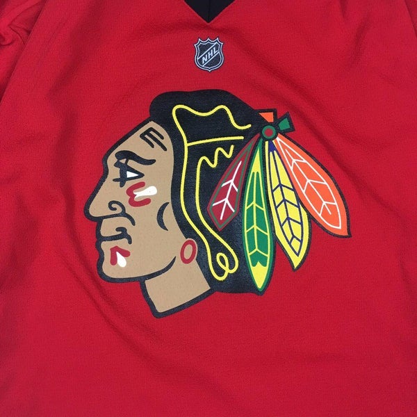 NHL CHICAGO BLACKHAWKS OFFICIAL LICENSED JERSEY SZ YOUTH S M HOCKEY JERSEY
