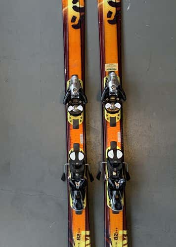 Men's  All Mountain Salomon Scream 10 Xtra-HOT With Bindings Max Din 14 Skis