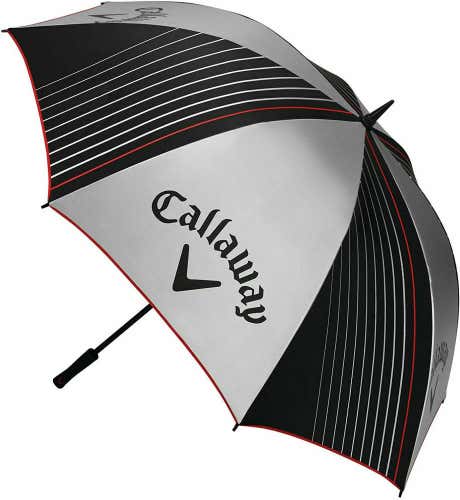 Callaway 2017 UV Single Canopy Umbrella (Grey/Black, 64" Coverage) Golf NEW