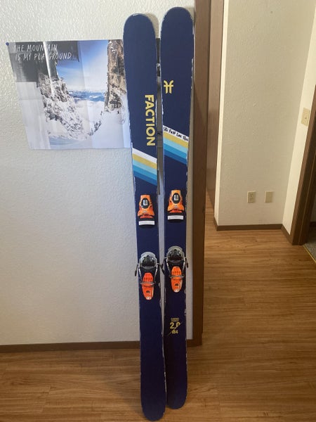 New 2019 Faction All Mountain Candide Thovex 2.0 Skis With Bindings Max Din 14