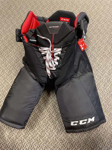 Black Senior Large CCM JetSpeed FT1 Hockey Pants