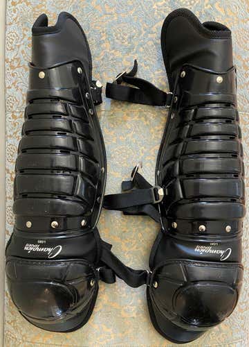Black Used Adult Champion Catcher's Leg Guard