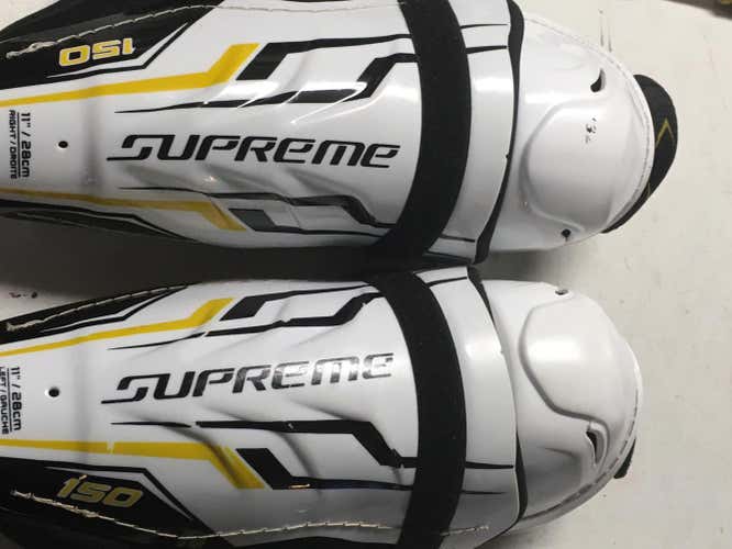Used Junior Bauer Supreme 150 Shin Pads