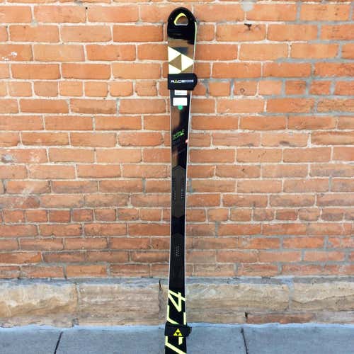 New 2019 Fischer RC4 World Cup SL Skis 158cm Curv Booster Plate