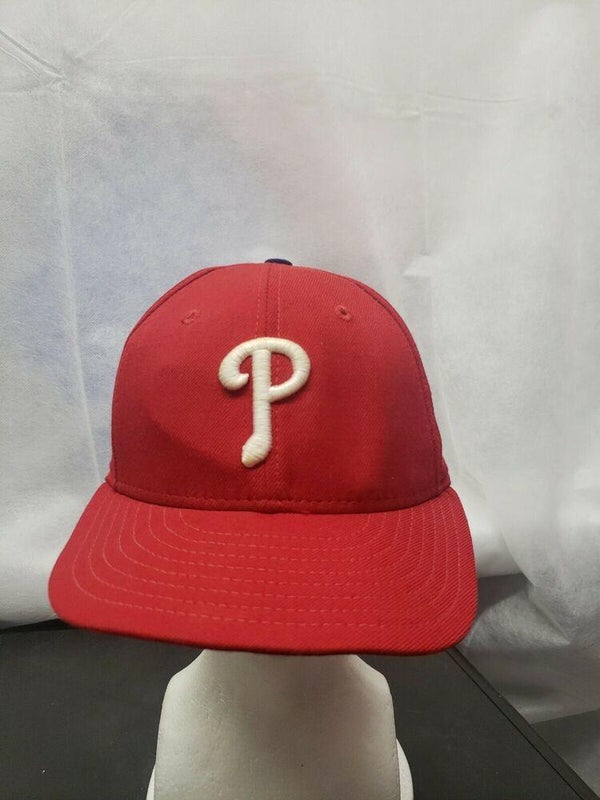 Exclusive New Era Philadelphia Phillies Fitted Hat MLB Club Size 7 1/4 Red