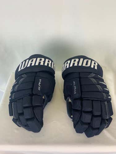 Navy Used Senior Warrior Alpha DX Pro Gloves 14"- Tulsa Oilers ECHL