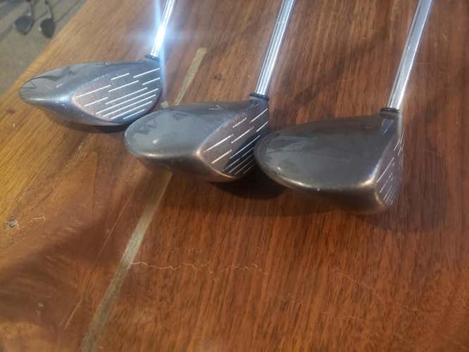 Callaway  Big Bertha Steelhead Fairway Woods RH  Reg Flex 3, 5 & 7 Wood set