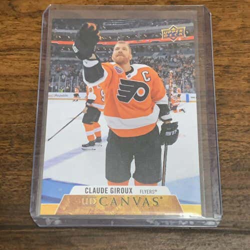 Claude Giroux Philadelphia Flyers 2020-21 Upper Deck UD Canvas Card #C60