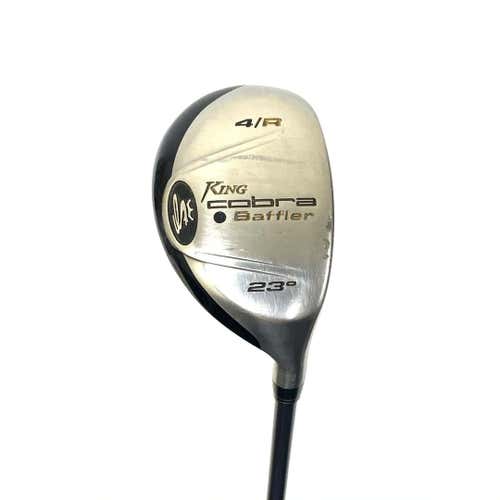 Used Cobra King Baffler Mens Right 4 Hybrid Graphite Senior