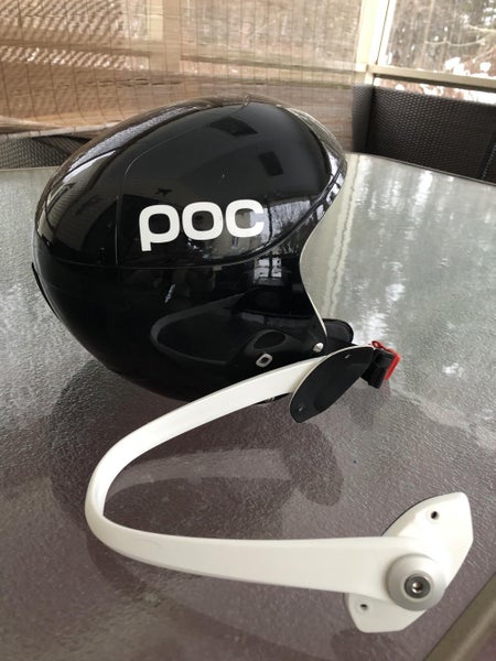 Black Used Unisex Small POC Skull Orbic X Spin Helmet FIS Legal