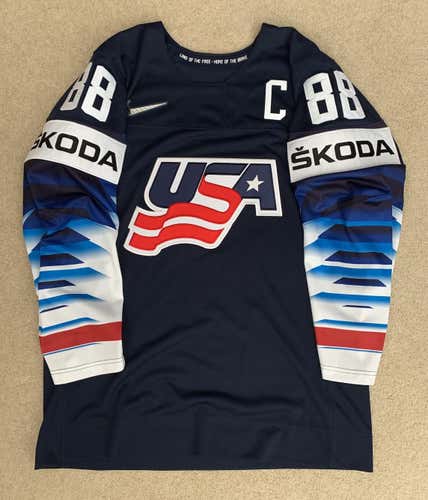 Authentic Patrick Kane USA World Championship Nike Jersey