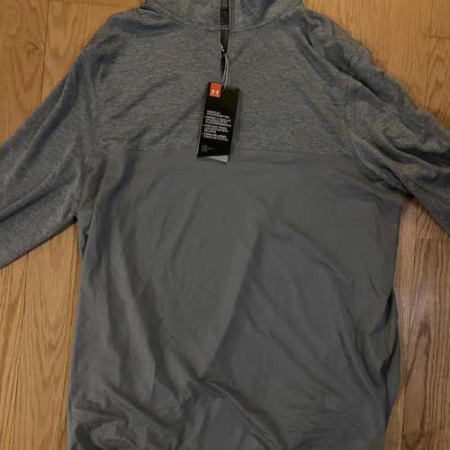Gray Adult Medium Under Armour 1/4 Zip Pullover