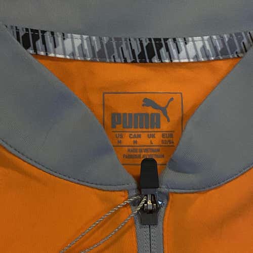 Orange Adult Medium Puma 1/4 Zip Pullover
