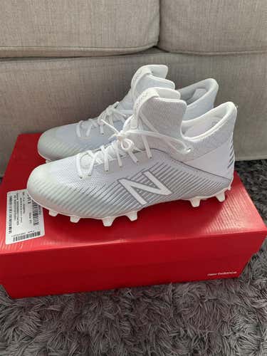 White Men's Size 11 (Women's 12) New Balance Cleats