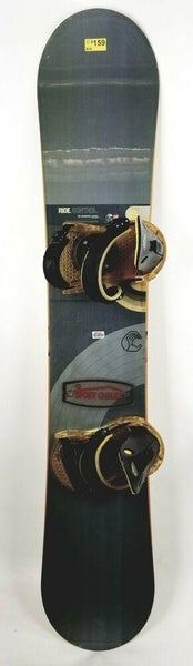 Used $600 Men's Ride Control Snowboard & Used Burton Progression Bindings 158cm