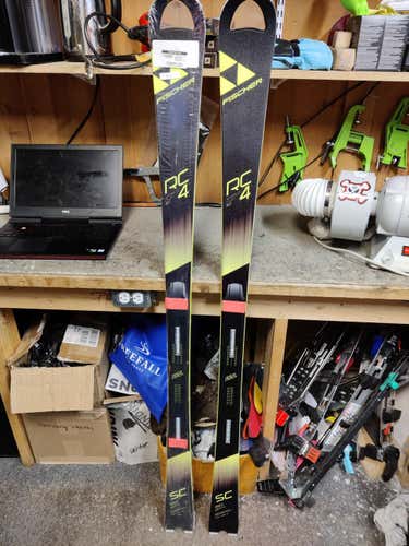 New Men's 2019 Fischer Racing RC4 World Cup SC Skis With Bindings Max Din 13