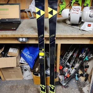 New Unisex 2019 Fischer Racing RC4 World Cup GS Junior Skis With Bindings Max Din 12
