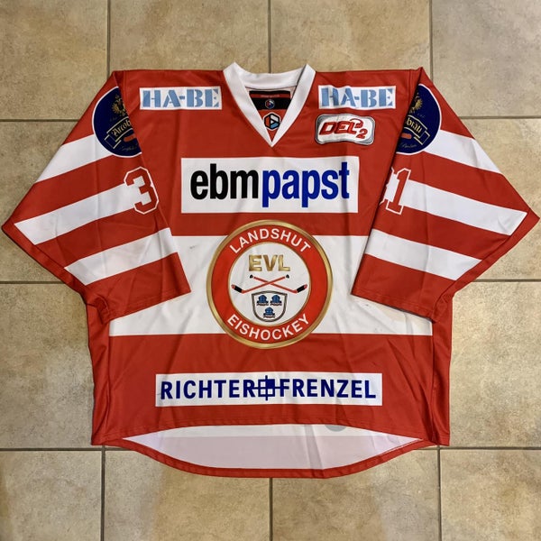 EV Landshut Goalie Cut Jersey Eisenhut # 31