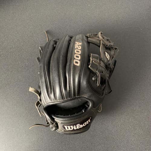 Black Used Infield A2000 11.25" Baseball Glove