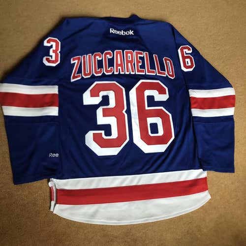 Mats Zuccarello Rangers Reebok Premier Jersey Size S