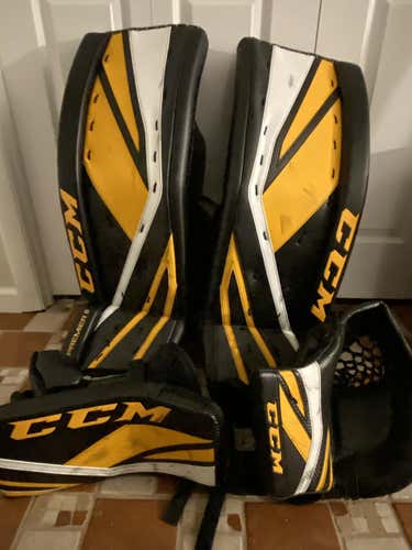 Black New Senior 33" CCM Regular Premier II Pro Goalie Full Set Pro Stock