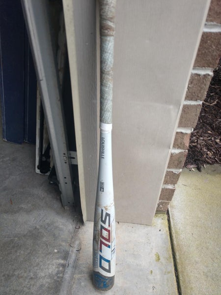 Used BBCOR Certified Louisville Slugger Solo 619 Bat (-3) 27 oz 30"