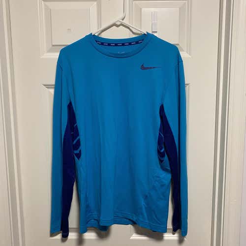 Blue Adult Medium Nike Shirt
