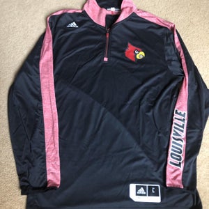 Men's adidas Red Louisville Cardinals College UPF Quarter-Zip Pullover  Jacket