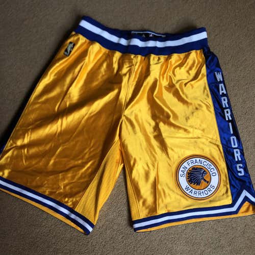 Golden State Warriors Authentic Game Shorts