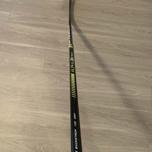 Pro Stock Left Warrior Alpha DX 100 Flex Backstrom Hockey Stick