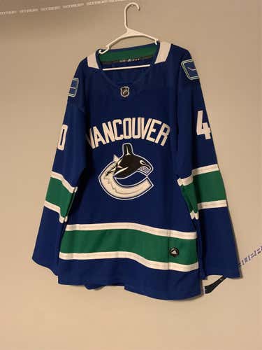 Adidas Men’s Vancouver Canucks #40 Elias Pettersson Home Jersey