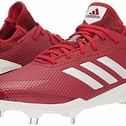 NEW Adidas Adizero Afterburner V red white CG5217 Baseball metal Cleats  Size 12