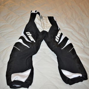 THOR MX Phase Series 2008 Motocross Pants, Black/White, Size 20