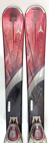 Used Atomic Affinity Pure All Mountain Skis with Bindings Size 142 (Option 2007033)