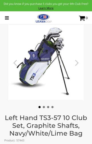 Junior  TS3 Tour Series - RH - 12 Pieces Clubs (Full Set)