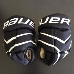 Black Youth Bauer Supreme One.2 8"  Gloves