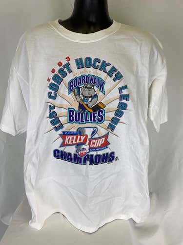 Atlantic City Boardwalk Bullies 2003 Kelly Cup Champions T-Shirt- ECHL