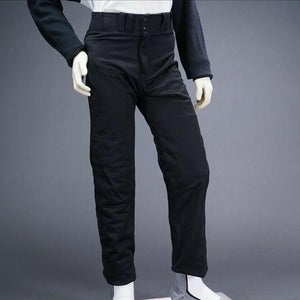 COMBAT PIPED STOCK OPEN BOTTOM BASEBALL/SOFTBALL PANTS, BLACK ~ YOUTH SMALL
